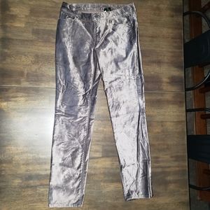 London Jean velvet grey jeans size 4